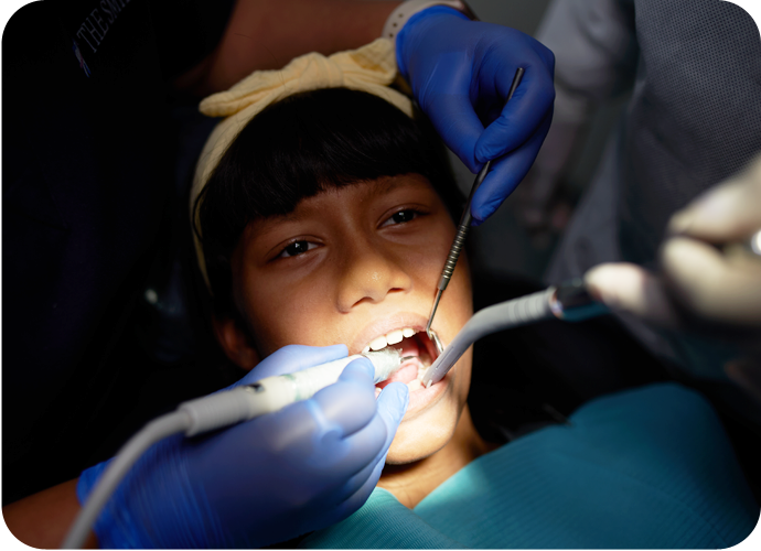 Pediatric dentists are specifically trained in areas of oral health for our little ones such as myofunctional therapy, tongue ties, cavity control, fractured or broken tooth